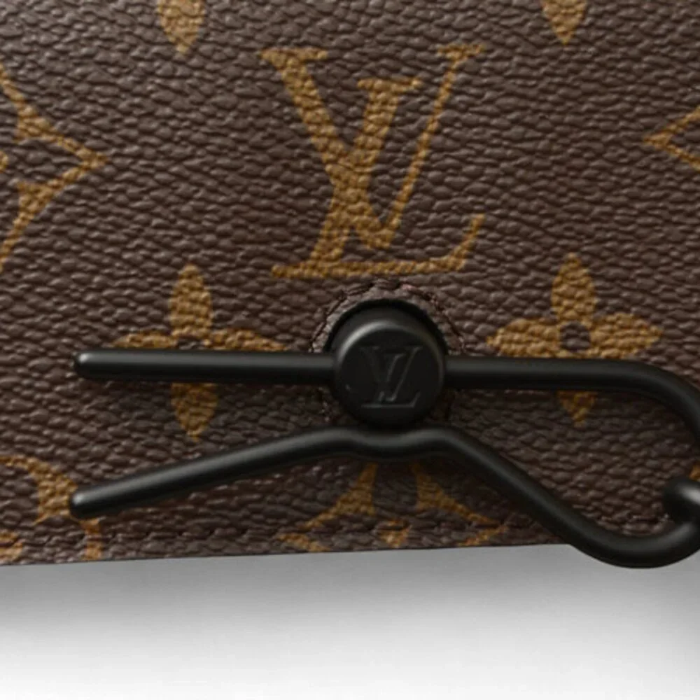 LOUIS VUITTON Authentic Brown Monogram Pochette Clutch Bag - Picture 4 of 12